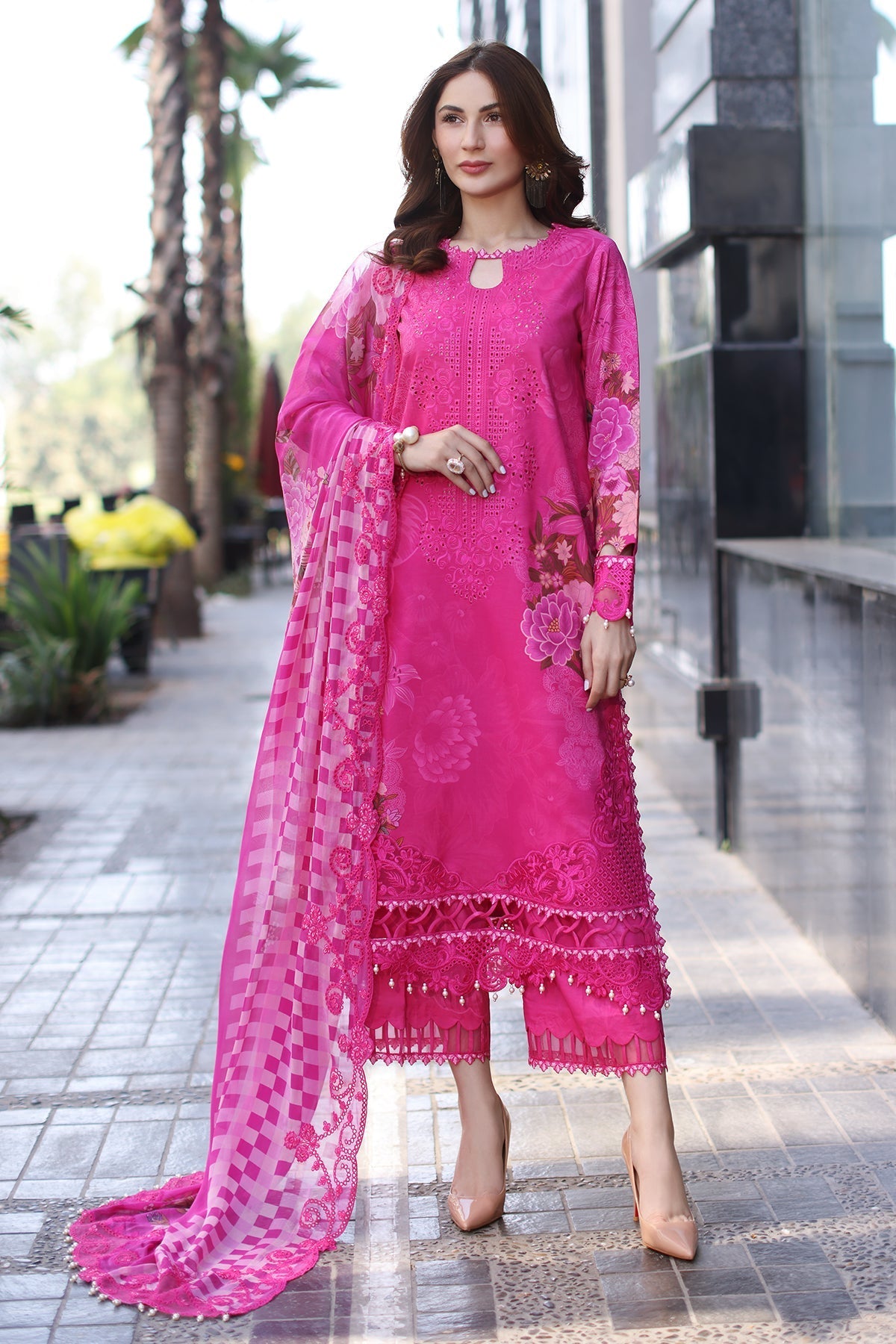 Charizma | Combination Lawn | CC5-24 XS Brilliant Rose Lawn