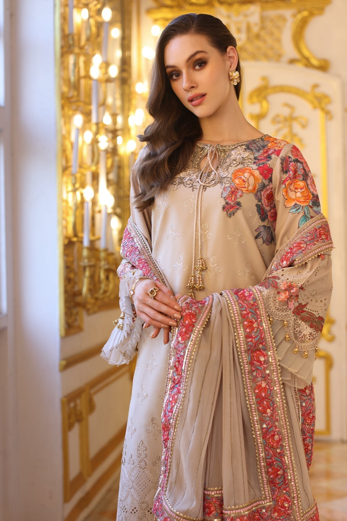 Charizma | Tabeer Eid Edition 25 | CT5-01 L Beige Lawn