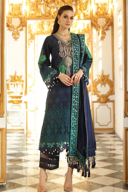 Charizma | Tabeer Eid Edition 25 | CT5-08 XS Dark Blue Lawn