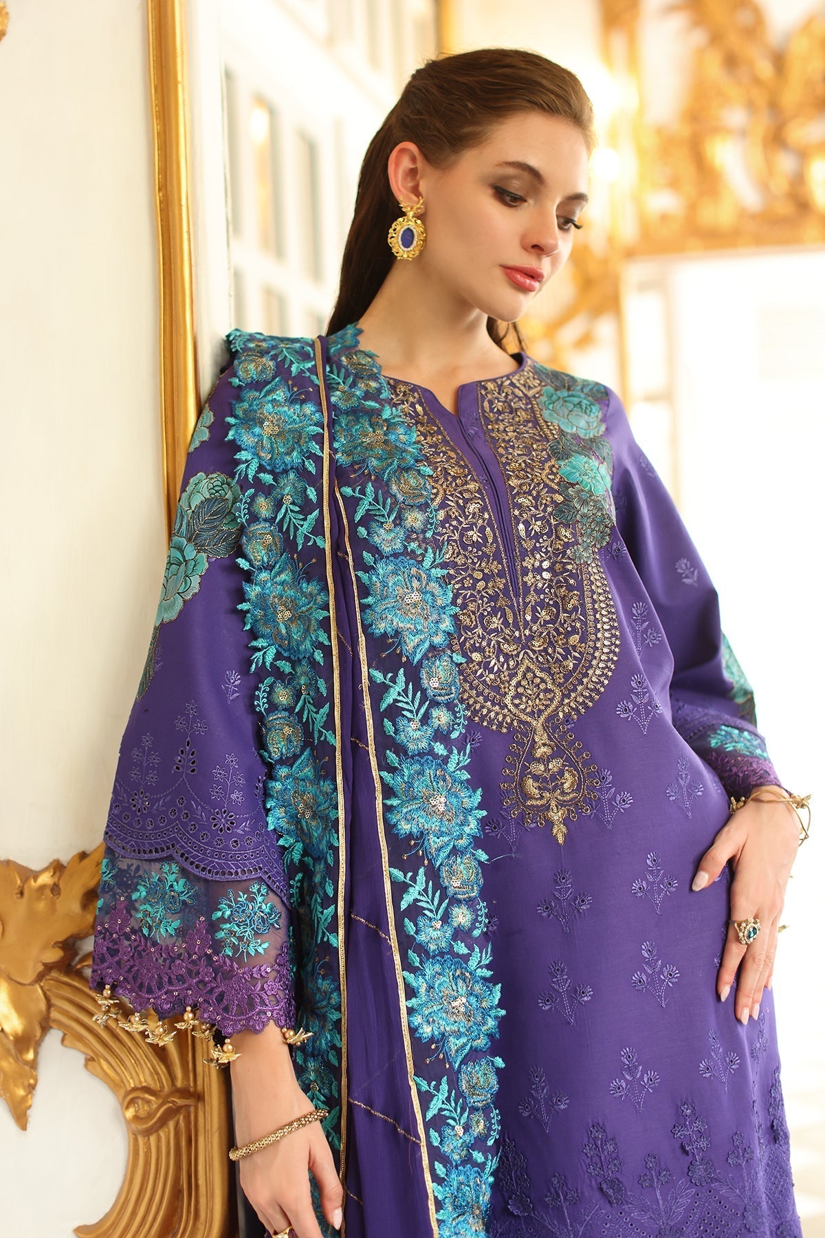 Charizma | Tabeer Eid Edition 25 | CT5-06 L Dark Lavender Lawn