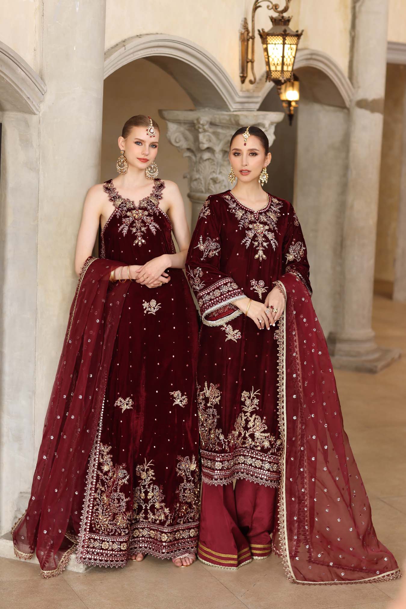 Noor by Saadia Asad | Handcrafted Velvet 25 | Naqsh by Noor by Saadia Asad - Designer Dress - Type : Ladies Clothes - Available at Saira Sultan - 100% Original 