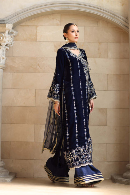Noor by Saadia Asad | Handcrafted Velvet 25 | Falak by Noor by Saadia Asad - Designer Dress - Type : Ladies Clothes - Available at Saira Sultan - 100% Original 