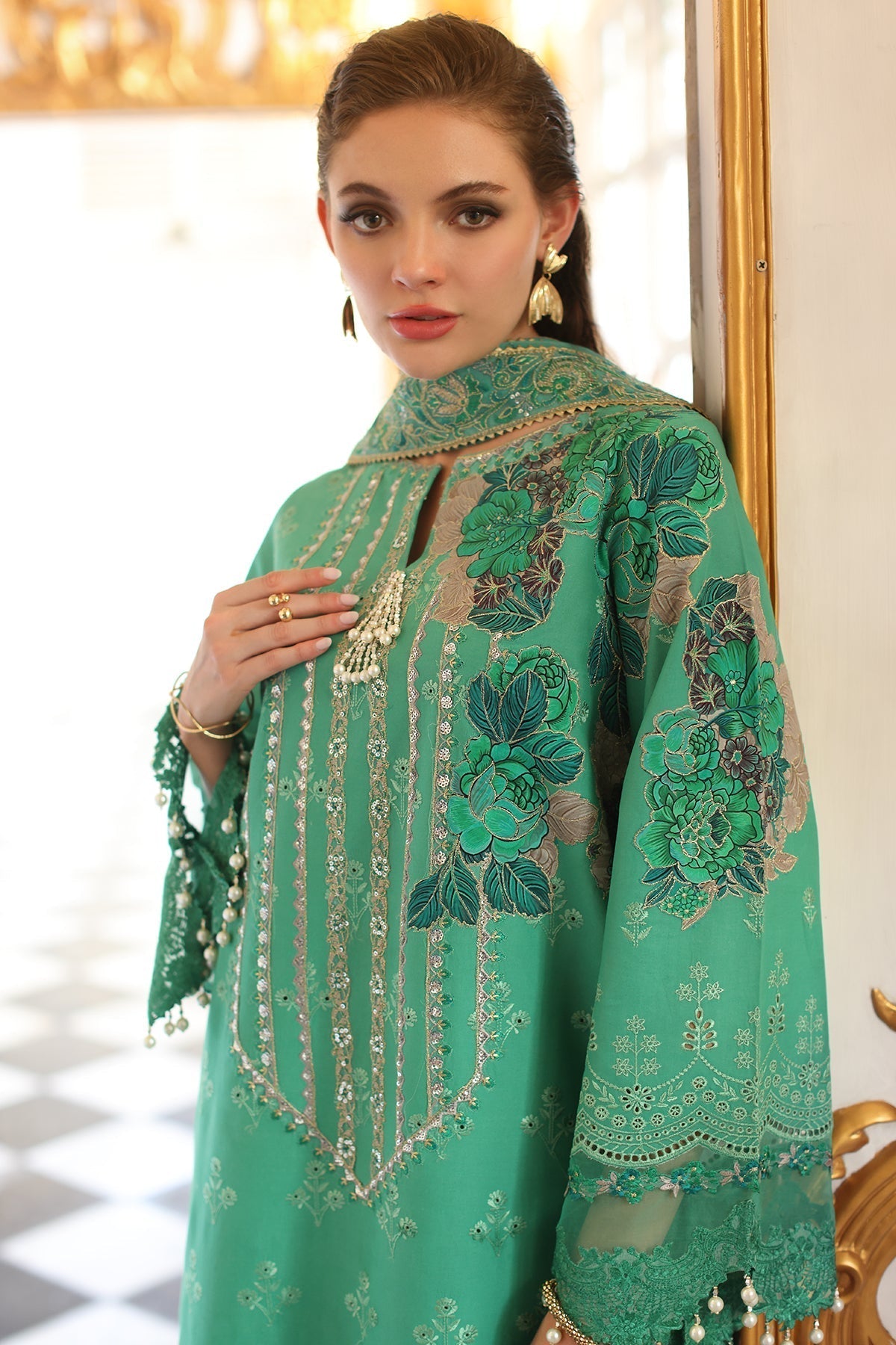 Charizma | Tabeer Eid Edition 25 | CT5-03 M Emerald Green Lawn