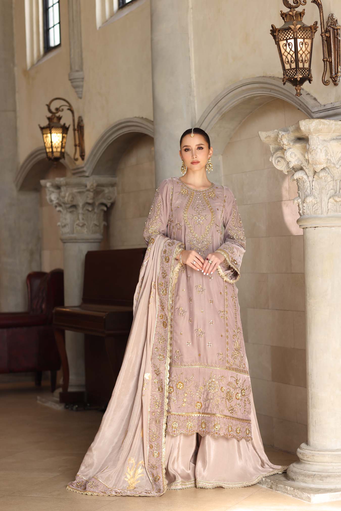 Noor by Saadia Asad | Handcrafted Velvet 25 | Khayal by Noor by Saadia Asad - Designer Dress - Type : Ladies Clothes - Available at Saira Sultan - 100% Original 