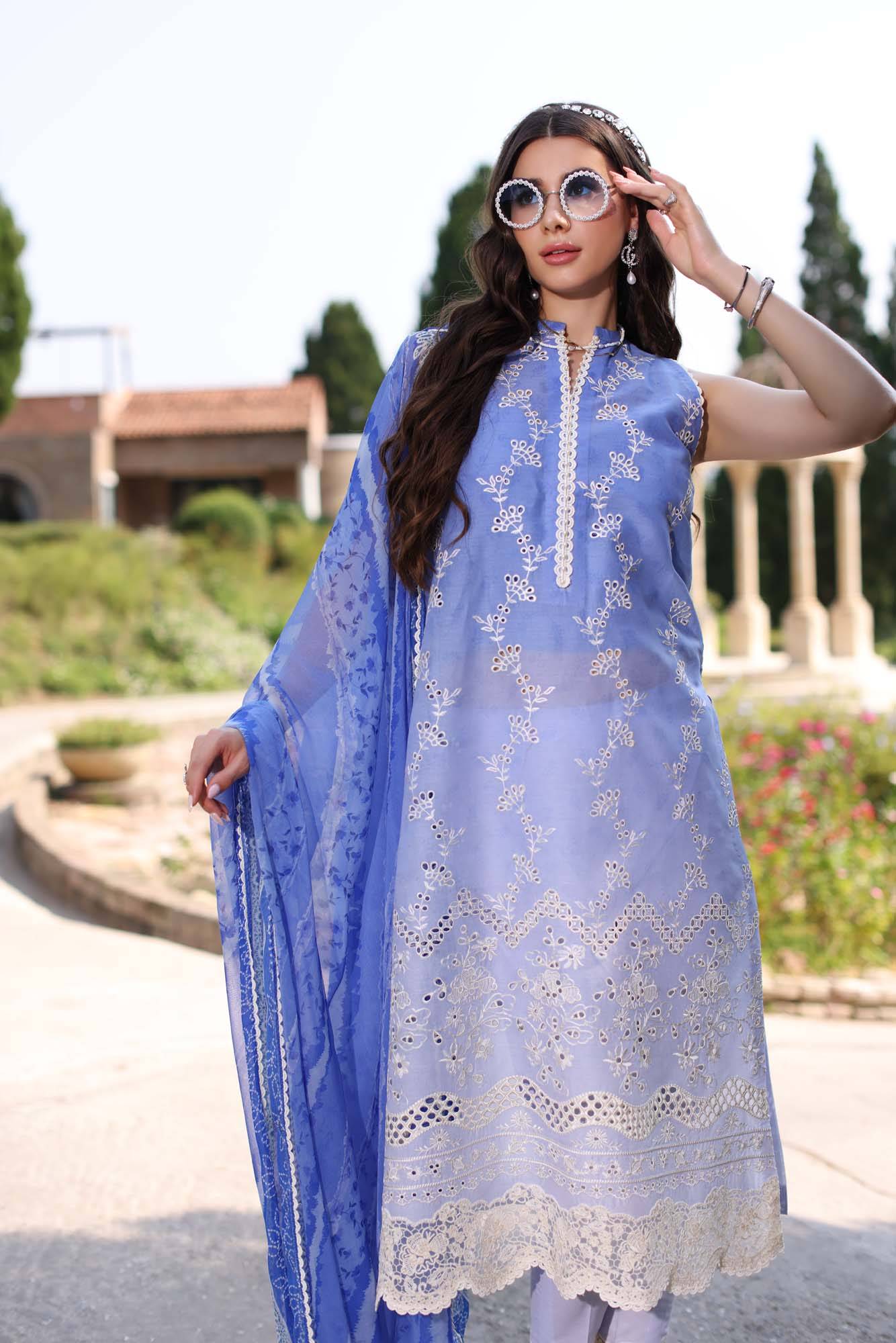 Noor by Saadia Asad | Eid Luxe Printkari 24 | D8 - Pakistani Designer Dress - by Noor by Saadia Asad | Type: Luxury - 100% Original at Saira Sultan