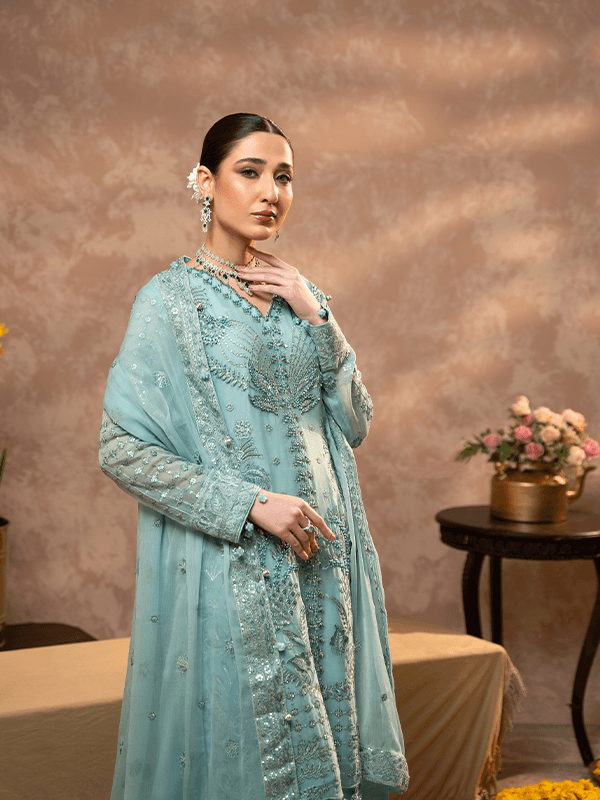 Zebtan | Zeenat Festive Collection | ZN-07 - Pakistani Designer Dress - by Zebtan | Type: Luxury - 100% Original at Saira Sultan