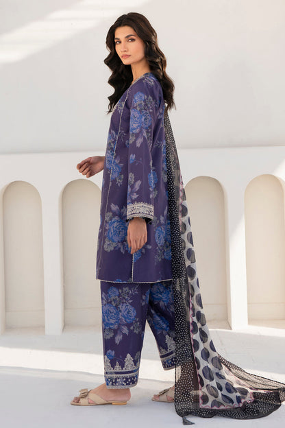 Jazmin | Ready to Wear 25 | RTW-1067 S Navy Blue Lawn