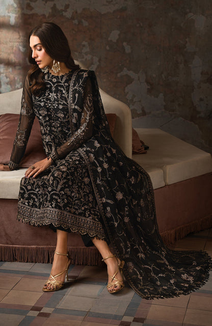 Zarif | Emirah Formals | ZEF 05 HOOR XL Black Chiffon