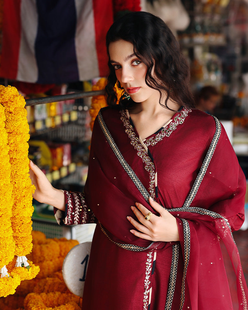Ain | Prestige Festive Edit | AN-142 F - Pakistani Designer Dress - by Ain - Type : Ladies Clothes - 100% Original at Saira Sultan