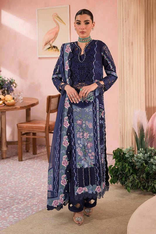 Afrozeh | The Pinted Grden Lawn 24 | Bluebell - Pakistani Designer Dress - by Afrozeh | Type: Luxury - 100% Original at Saira Sultan