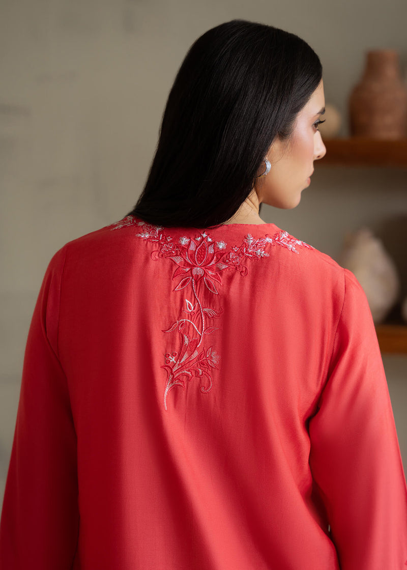 Jeem | Summer 25 RTW | NOVA CORAL - Pakistani Designer Dress - by Jeem - Type : Ladies Clothes - 100% Original at Saira Sultan