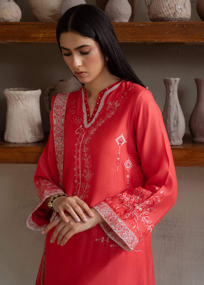 Jeem | Summer 25 RTW | NOVA CORAL - Pakistani Designer Dress - by Jeem - Type : Ladies Clothes - 100% Original at Saira Sultan