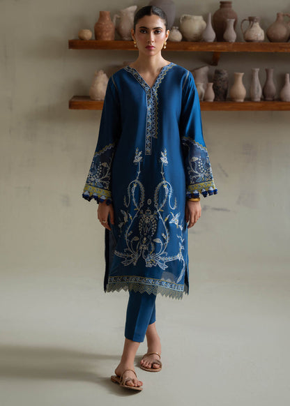 Jeem | Summer 25 RTW | ANZA BLUE - Pakistani Designer Dress - by Jeem - Type : Ladies Clothes - 100% Original at Saira Sultan