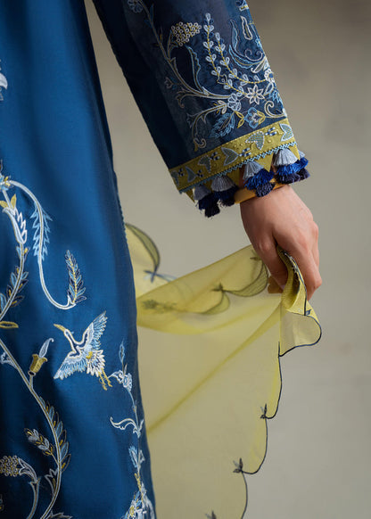 Jeem | Summer 25 RTW | ANZA BLUE - Pakistani Designer Dress - by Jeem - Type : Ladies Clothes - 100% Original at Saira Sultan