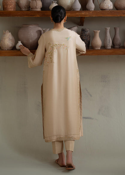 Jeem | Summer 25 RTW | BRUNETTE BEIGE - Pakistani Designer Dress - by Jeem - Type : Ladies Clothes - 100% Original at Saira Sultan