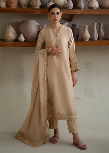 Jeem | Summer 25 RTW | BRUNETTE BEIGE - Pakistani Designer Dress - by Jeem - Type : Ladies Clothes - 100% Original at Saira Sultan