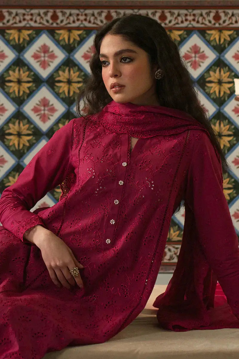 Cross Stitch | Chikankari Lawn | CERISE LOFT - Pakistani Designer Dress - by Cross Stitch | Type: Casuals - 100% Original at Saira Sultan
