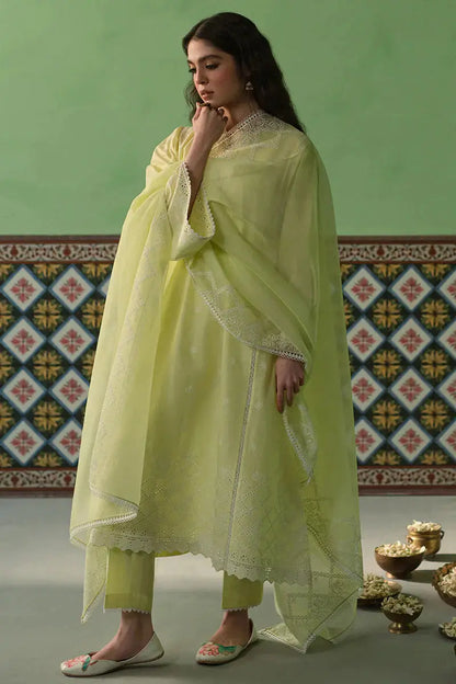 Cross Stitch | Chikankari Lawn | DAFFODIL BLANE - Pakistani Designer Dress - by Cross Stitch | Type: Casuals - 100% Original at Saira Sultan
