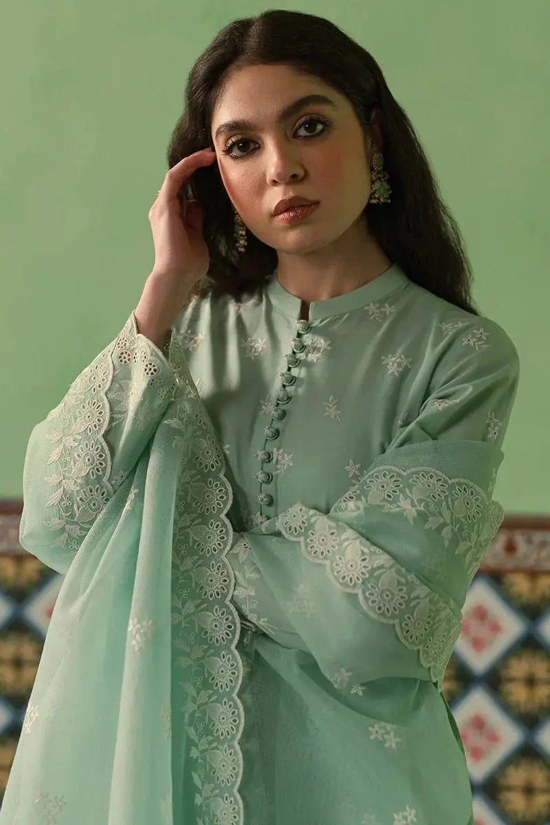Cross Stitch | Chikankari Lawn | FLORAL WAVE - Pakistani Designer Dress - by Cross Stitch | Type: Casuals - 100% Original at Saira Sultan