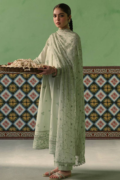 Cross Stitch | Chikankari Lawn Collection | P-01 - Pakistani Designer Dress - by Cross Stitch | Type: Luxury - 100% Original at Saira Sultan