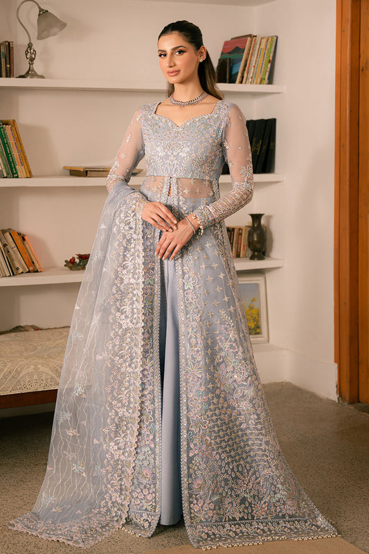 Ayzel | Solene Wedding Formals | Hailey XS Light Blue Organza