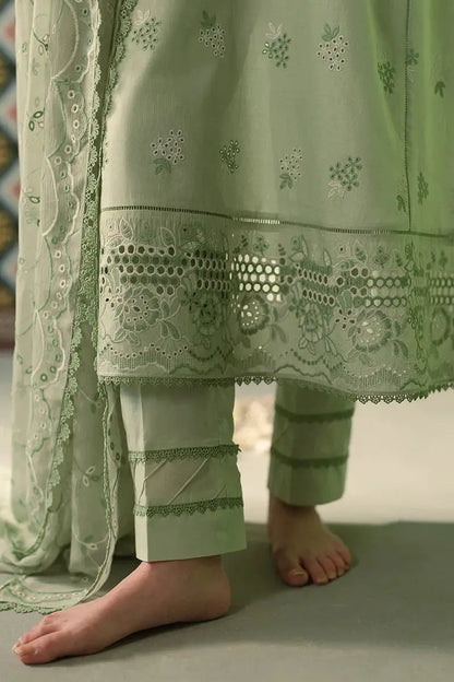Cross Stitch | Chikankari Lawn | ICY MINT - Pakistani Designer Dress - by Cross Stitch | Type: Luxury - 100% Original at Saira Sultan