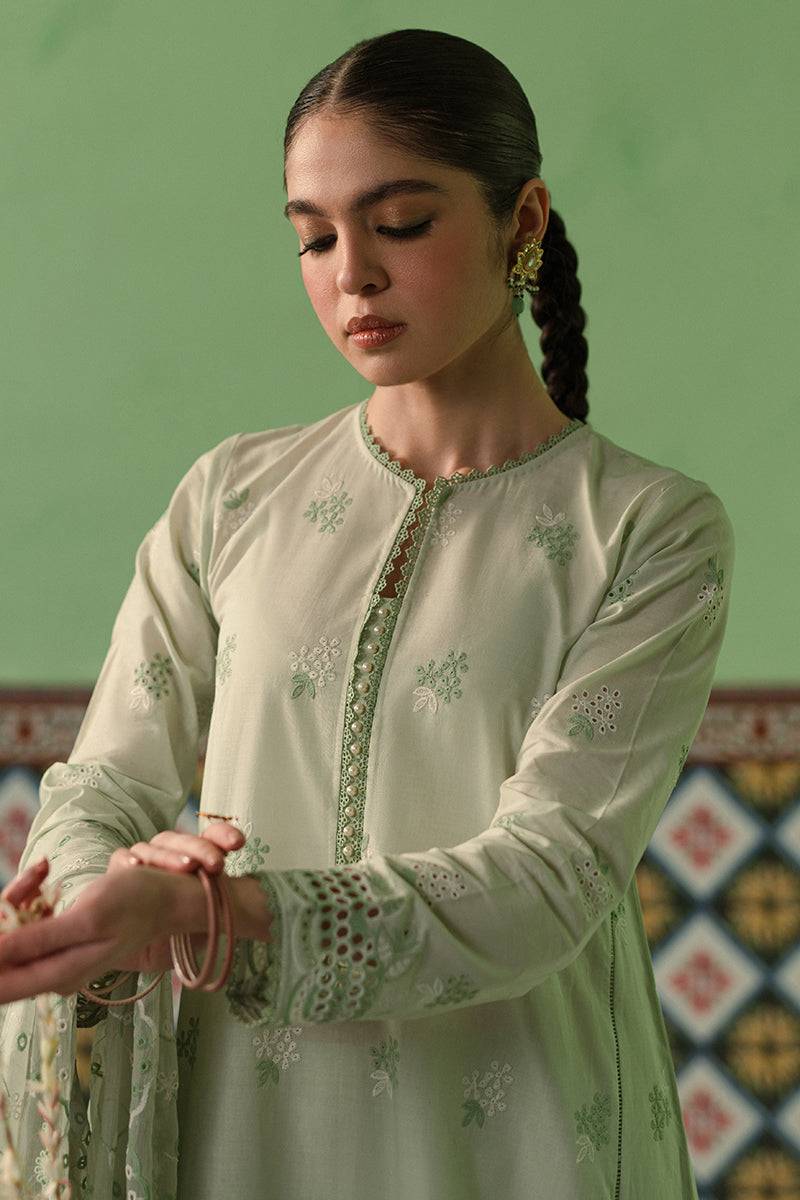 Cross Stitch | Chikankari Lawn Collection | P-01 - Pakistani Designer Dress - by Cross Stitch | Type: Luxury - 100% Original at Saira Sultan