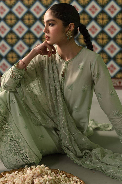 Cross Stitch | Chikankari Lawn Collection | P-01 - Pakistani Designer Dress - by Cross Stitch | Type: Luxury - 100% Original at Saira Sultan