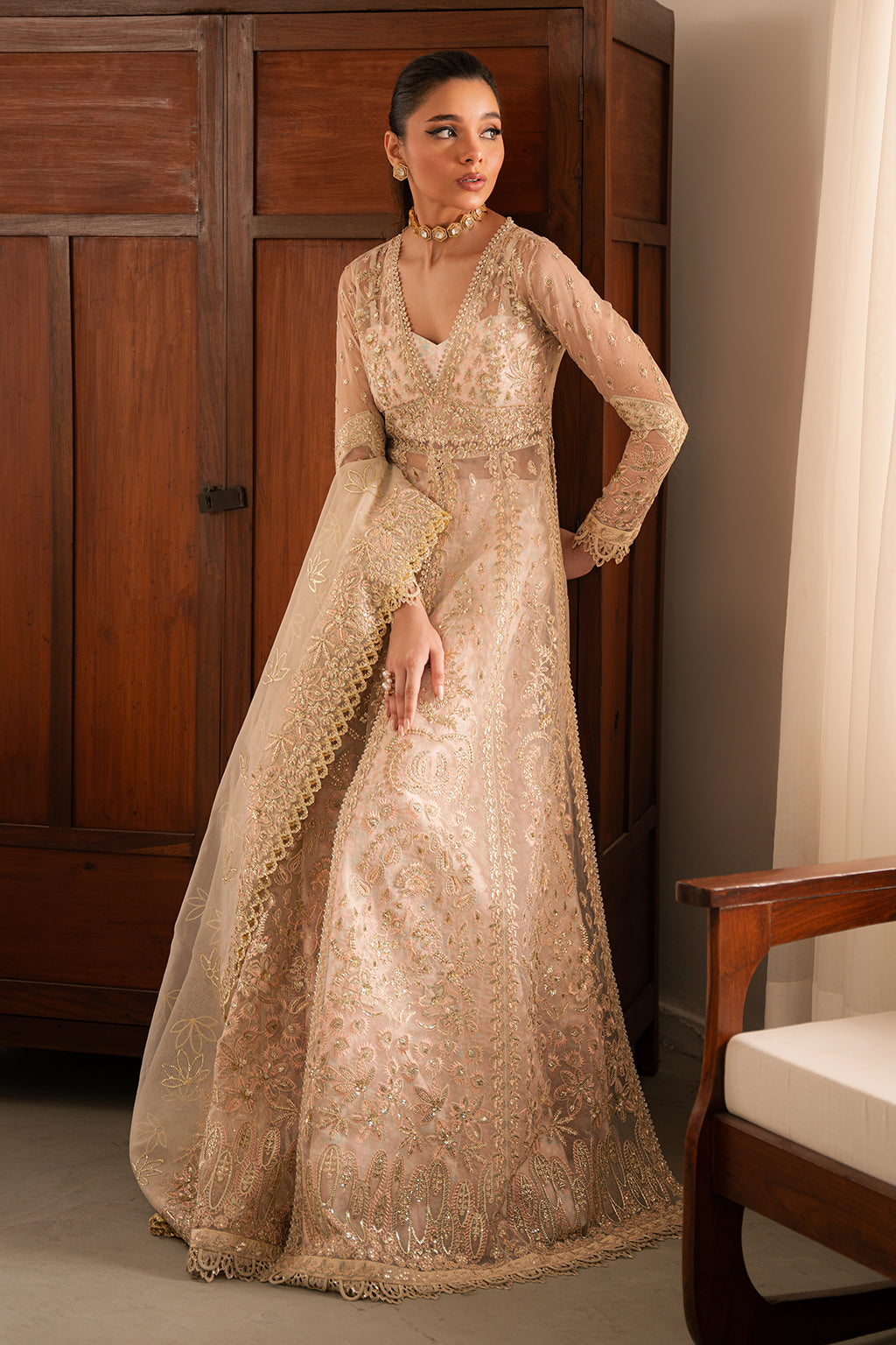 Ayzel | Solene Wedding Formals | Linnea L Ivory Organza
