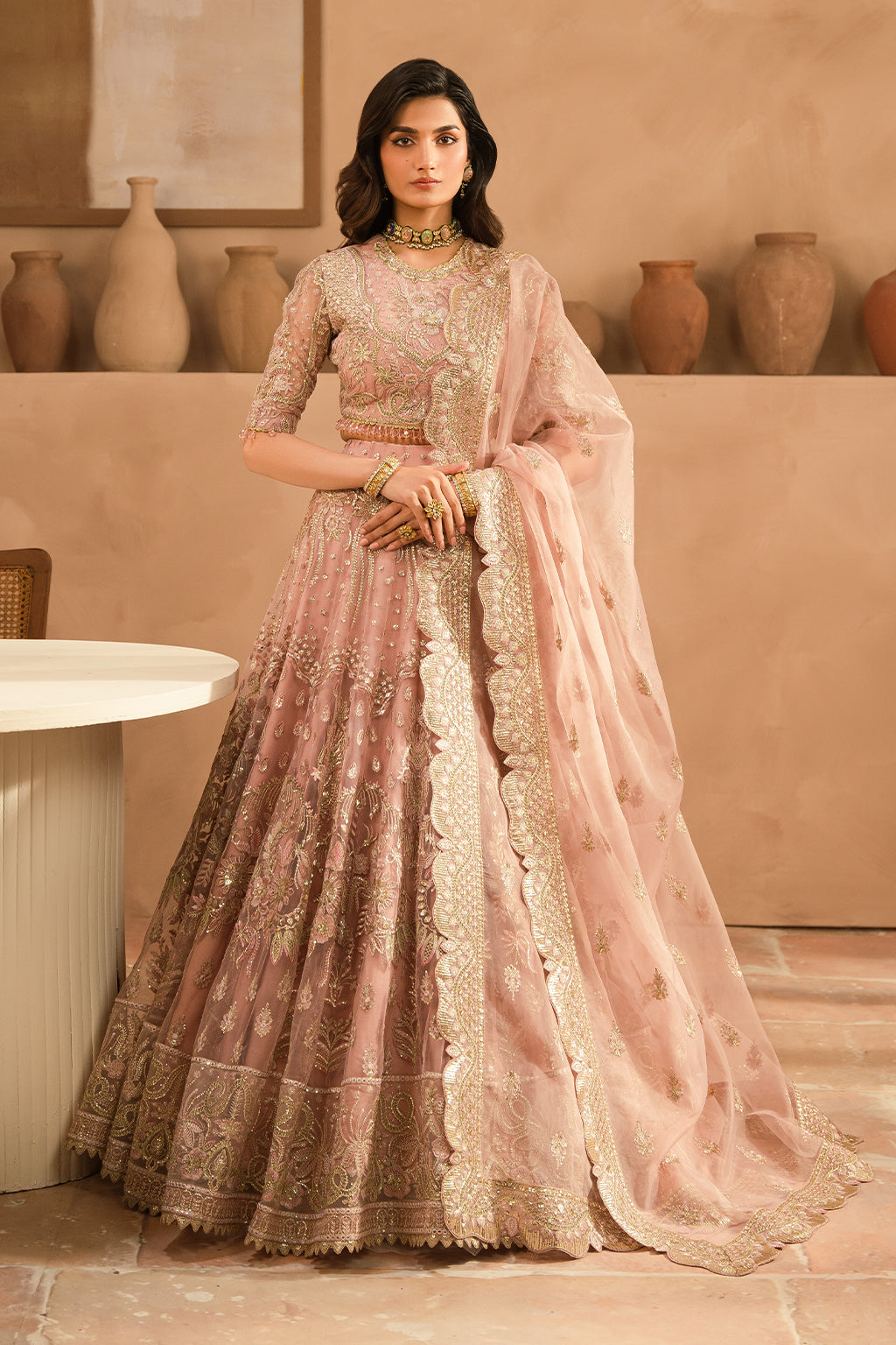 Ayzel | Panache Wedding Formals | Jelena XS Pink Net