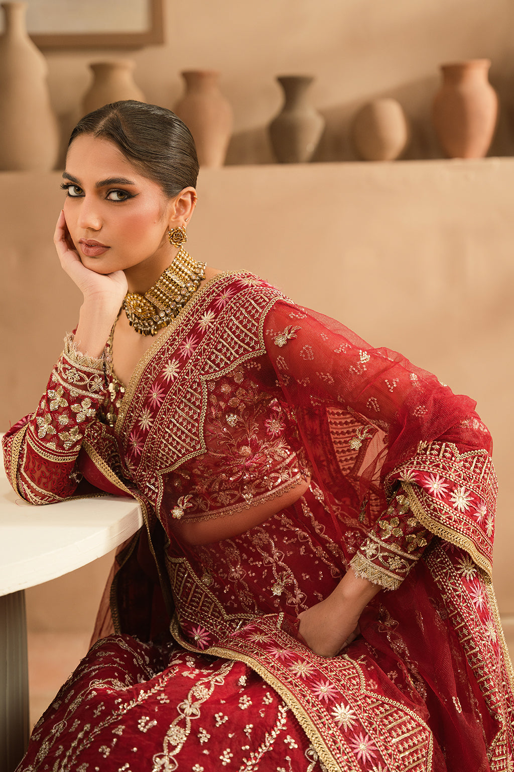 Ayzel | Panache Wedding Formals | Feya XL Maroon Organza