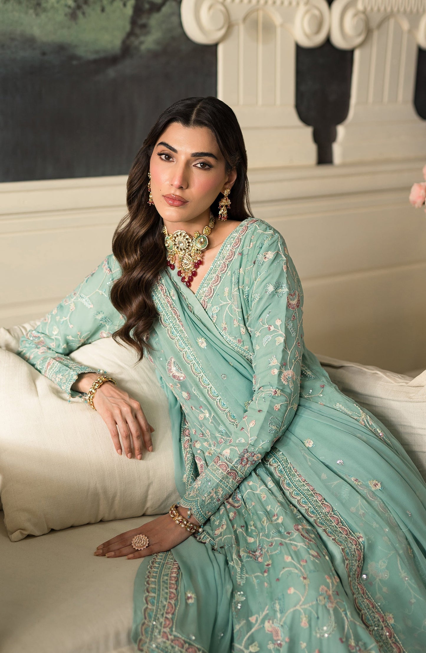Emaan Adeel | Suave Luxury Formals 24 | AZLIN - Pakistani Designer Dress - by Emaan Adeel | Type: Formal - 100% Original at Saira Sultan
