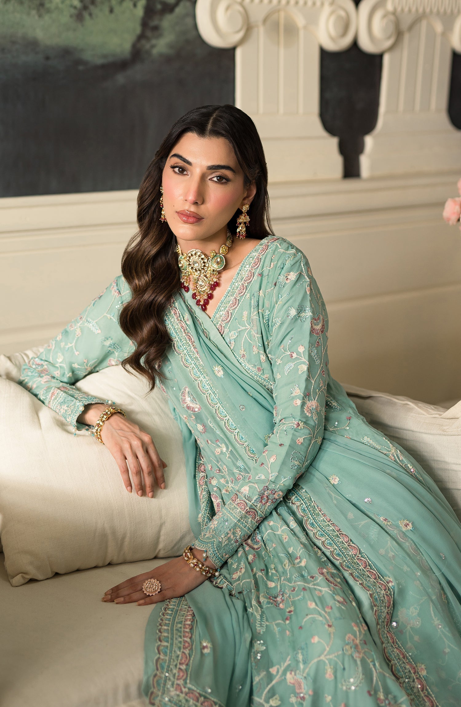 Emaan Adeel | Suave Luxury Formals 24 | AZLIN - Pakistani Designer Dress - by Emaan Adeel | Type: Formal - 100% Original at Saira Sultan