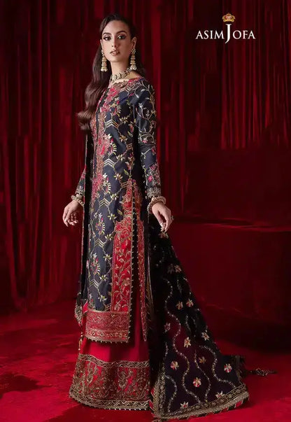 Asim Jofa | Bekhudi Luxury Chiffon 23 | AJBK-02 - Pakistani Designer Dress - by Asim Jofa | Type: Bridal - 100% Original at Saira Sultan