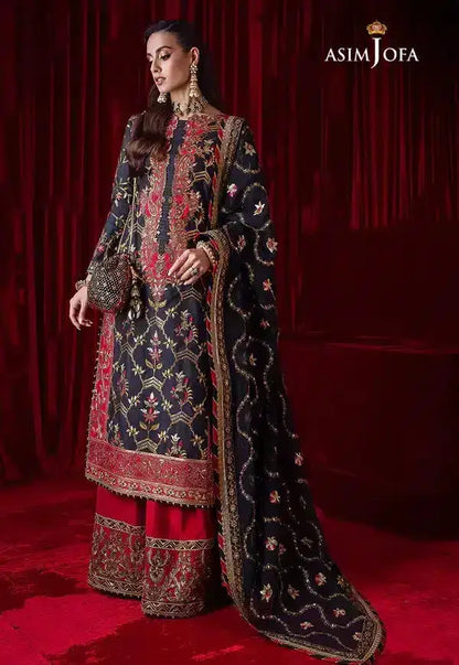 Asim Jofa | Bekhudi Luxury Chiffon 23 | AJBK-02 - Pakistani Designer Dress - by Asim Jofa | Type: Bridal - 100% Original at Saira Sultan