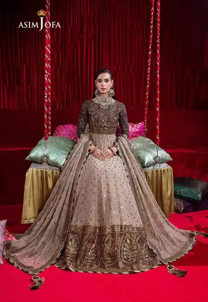 Asim Jofa | Bekhudi Luxury Chiffon 23 | AJBK-05 - Pakistani Designer Dress - by Asim Jofa | Type: Bridal - 100% Original at Saira Sultan