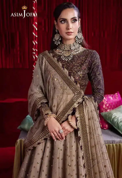 Asim Jofa | Bekhudi Luxury Chiffon 23 | AJBK-05 - Pakistani Designer Dress - by Asim Jofa | Type: Bridal - 100% Original at Saira Sultan