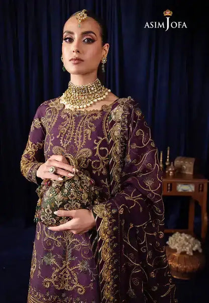 Asim Jofa | Bekhudi Luxury Chiffon 23 | AJBK-07 - Pakistani Designer Dress - by Asim Jofa | Type: Bridal - 100% Original at Saira Sultan