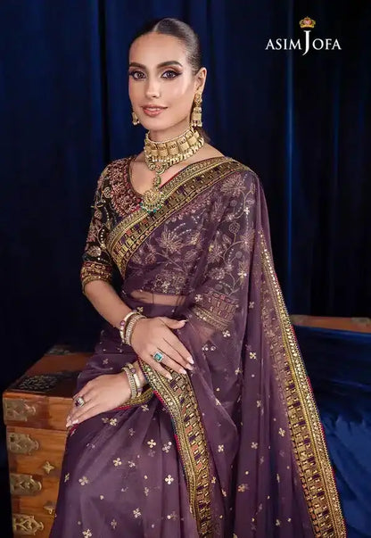Asim Jofa | Bekhudi Luxury Chiffon 23 | AJBK-08 - Pakistani Designer Dress - by Asim Jofa | Type: Bridal - 100% Original at Saira Sultan