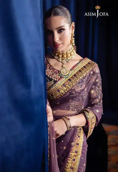 Asim Jofa | Bekhudi Luxury Chiffon 23 | AJBK-08 - Pakistani Designer Dress - by Asim Jofa | Type: Bridal - 100% Original at Saira Sultan
