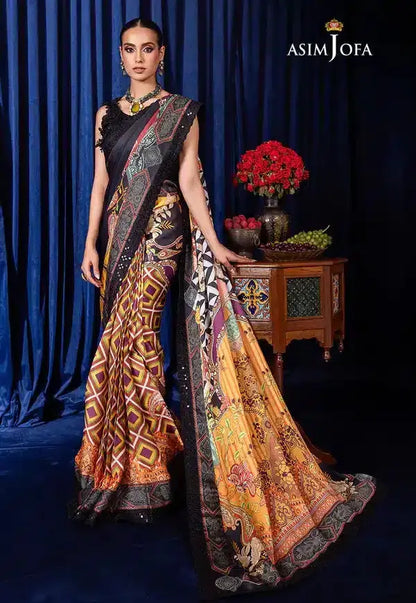 Asim Jofa | Bekhudi Luxury Chiffon 23 | AJBK-09 - Pakistani Designer Dress - by Asim Jofa | Type: Bridal - 100% Original at Saira Sultan