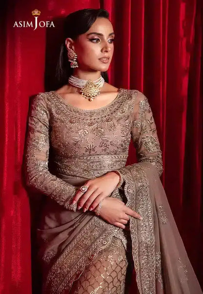 Asim Jofa | Bekhudi Luxury Chiffon 23 | AJBK-10 - Pakistani Designer Dress - by Asim Jofa | Type: Bridal - 100% Original at Saira Sultan