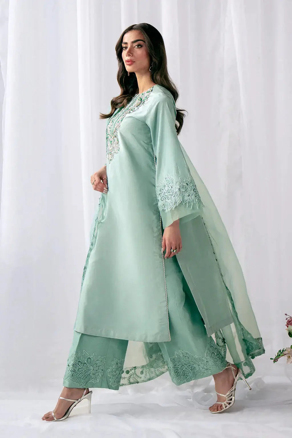 AJR Couture | Luxe Pret Eid | DIVINE - Pakistani Designer Dress - by AJR Couture | Type: Luxury - 100% Original at Saira Sultan