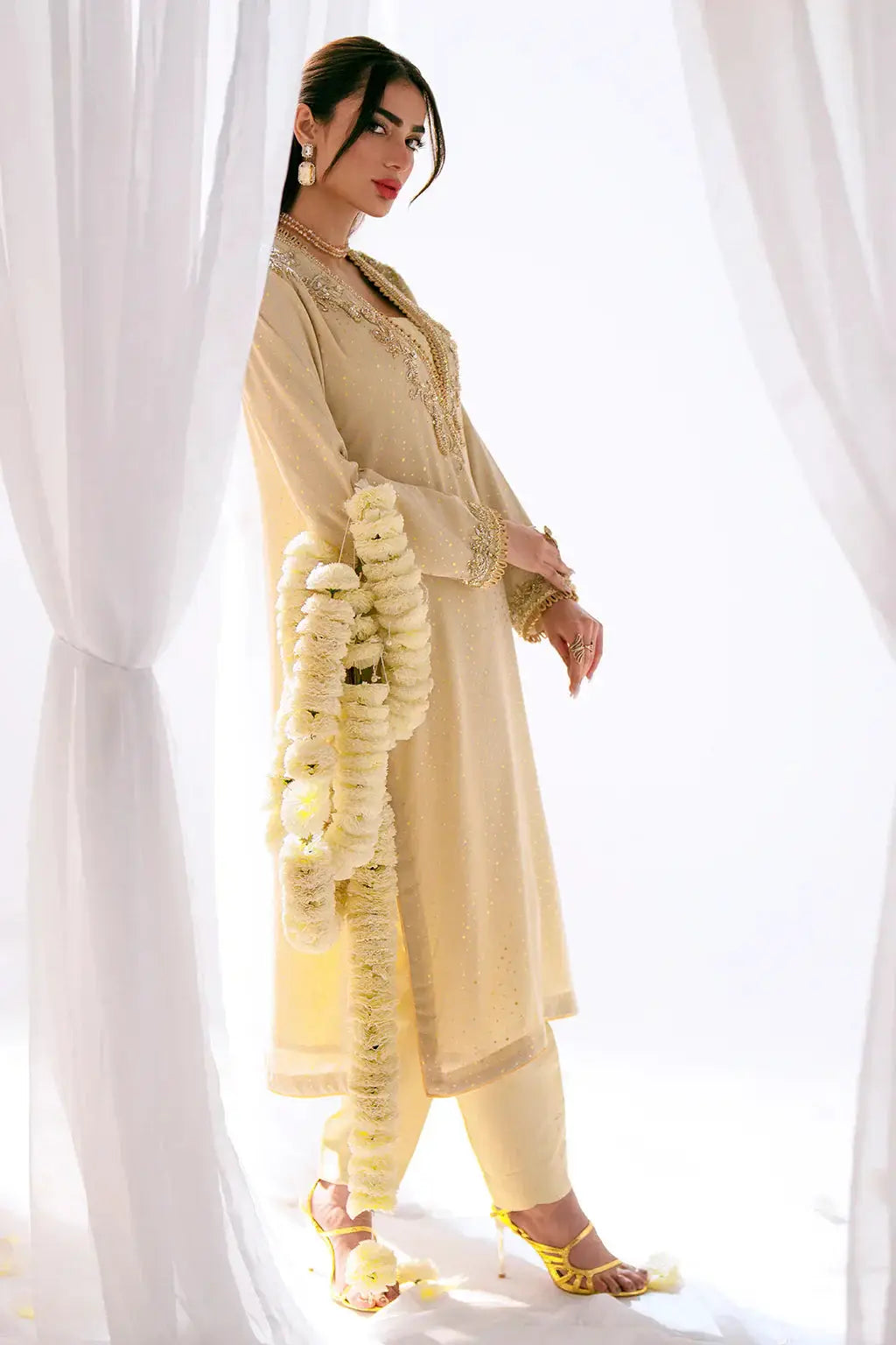 AJR Couture | Luxe Pret Eid | SLUMBER - Pakistani Designer Dress - by AJR Couture | Type: Luxury - 100% Original at Saira Sultan