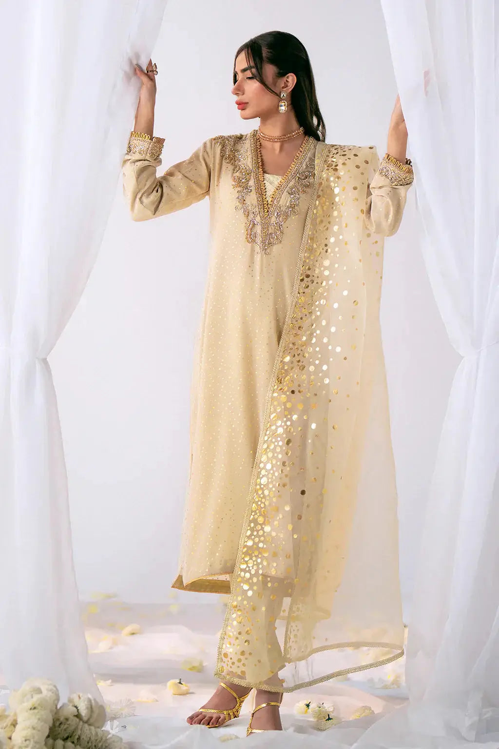 AJR Couture | Luxe Pret Eid | SLUMBER - Pakistani Designer Dress - by AJR Couture | Type: Luxury - 100% Original at Saira Sultan