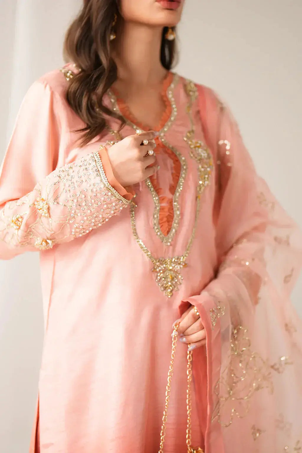 AJR Couture | Luxe Pret Eid | RHYTHM - Pakistani Designer Dress - by AJR Couture | Type: Luxury - 100% Original at Saira Sultan