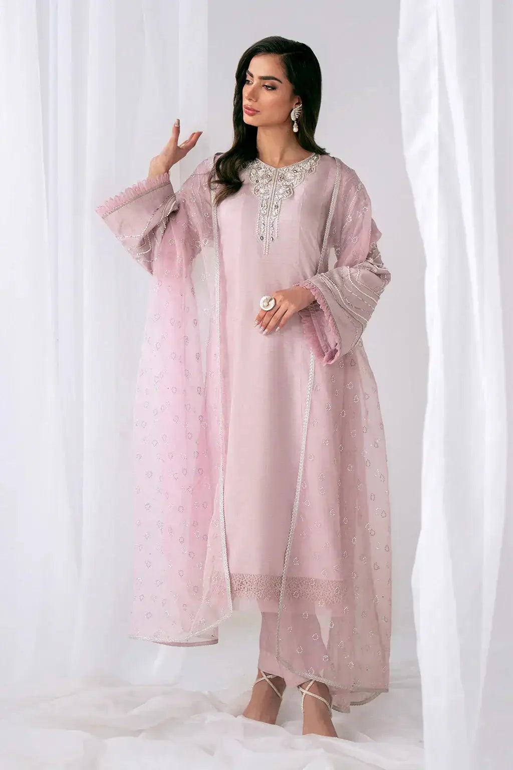 Ajr Couture | Luxe Pret Eid Drop | Floret - Pakistani Designer Dress - by AJR Couture | Type: Luxury - 100% Original at Saira Sultan