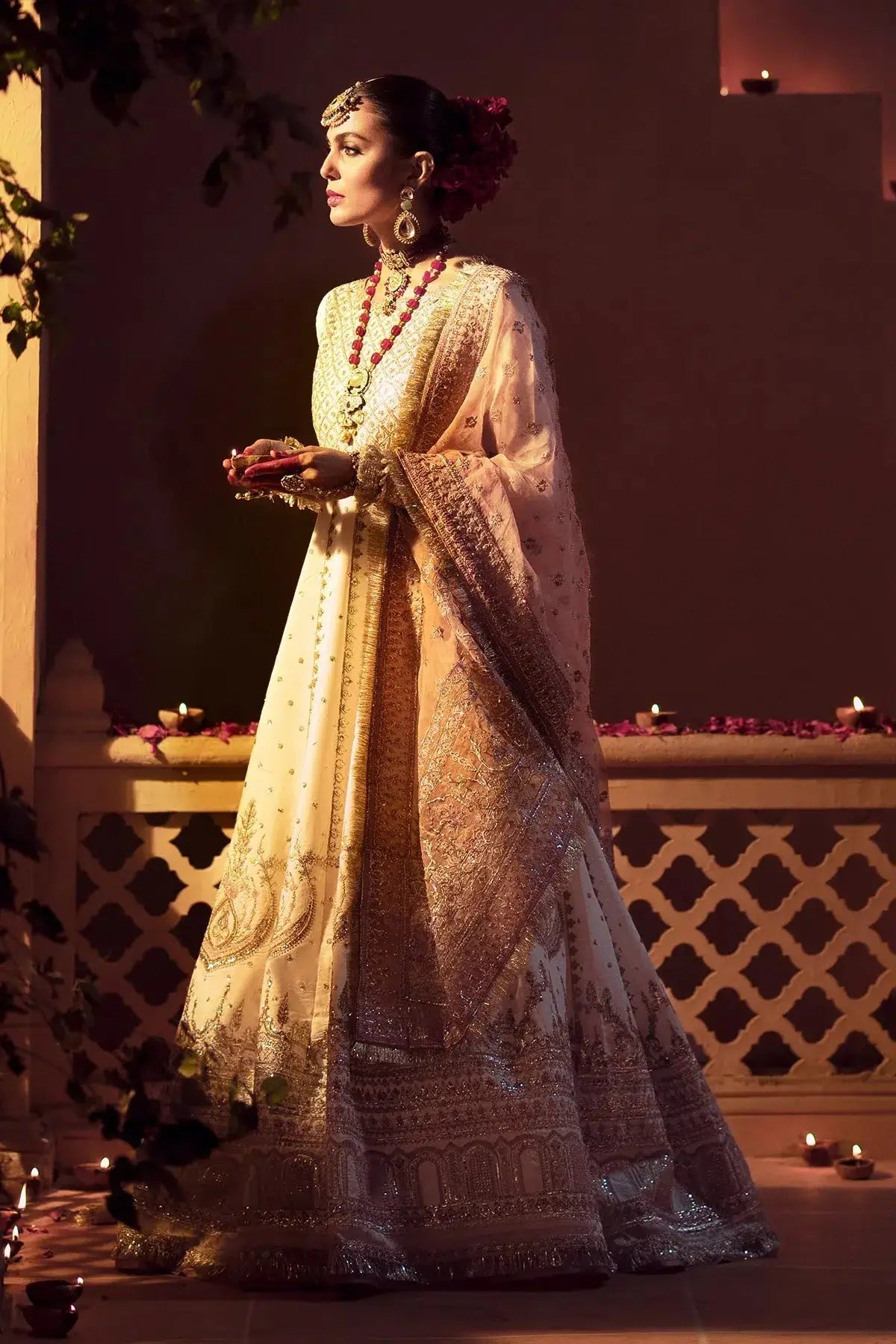 AJR Couture | Mushk The Silk Edit | Tamanah - Pakistani Designer Dress - by AJR Couture | Type: Bridal - 100% Original at Saira Sultan