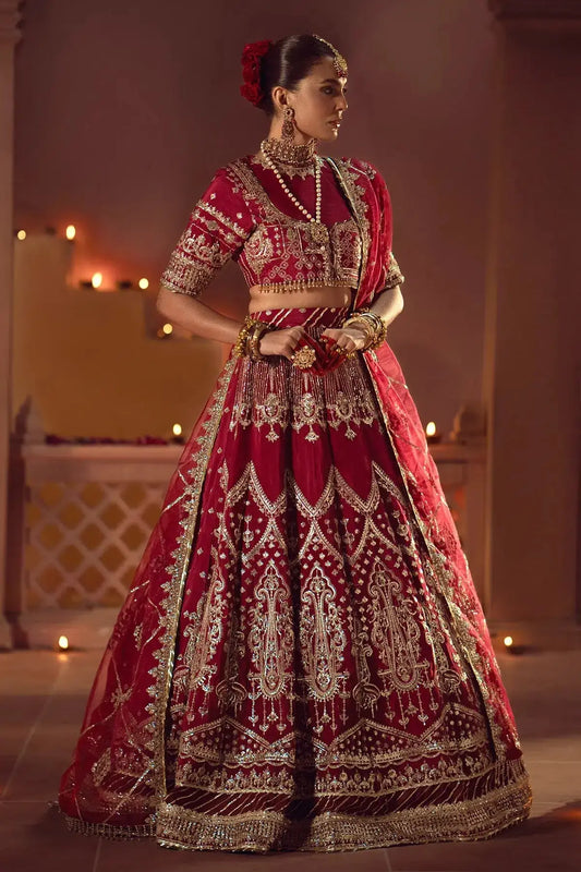 AJR Couture | Mushk The Silk Edit | Devdas - Pakistani Designer Dress - by AJR Couture | Type: Bridal - 100% Original at Saira Sultan