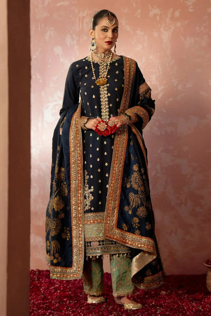 AJR Couture | Mushk The Silk Edit | Khushboo - Pakistani Designer Dress - by AJR Couture | Type: Bridal - 100% Original at Saira Sultan